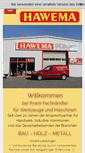Mobile Screenshot of hawema-berlin.de